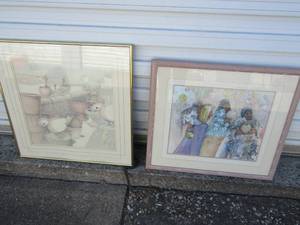 lot 167 image: 2323 L. Butler art of indians qty 2 same artist