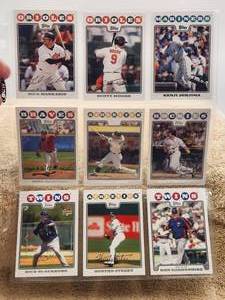 lot 77 image: Selection of 2008 Topps Baseball Cards