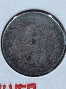 lot 109 image: Rare 1856 Silver Seated Liberty Dime