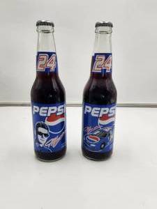 lot 70 image: Selection of 2 Pepsi Racing bottles - Jeff Gordon #24 - unopened