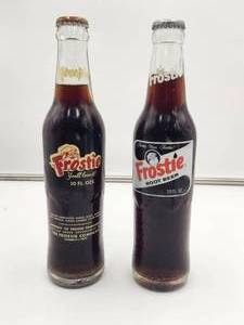 lot 86 image: Selection of 2 vintage Frostie bottles - unopened