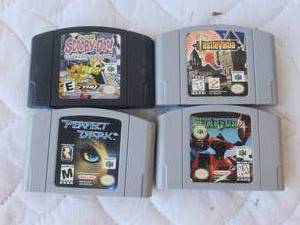 lot 124 image: Selection of 4 Nintendo 64 games, -