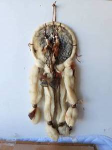 lot 154 image: Native American handmade Mandel-la - shield of good luck - Chico Arts El Paso, Texas