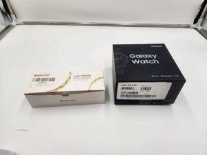 lot 132 image: Galaxy Watch - 42mm - with 2 extra bands and band changing tool
