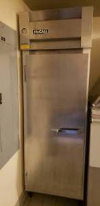 lot 2 image: McCall Model 7-7020T 22.4 Cu.FT Single Door Reach-In Refrigerator