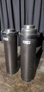 lot 17 image: Lot of 2 San Jamar EZ-Fit Drink Cup Dispensers, Spring Loaded