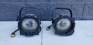 lot 23 image: Lot of 2, ETC Source Four PAR 750W Stage Lights w Enhanced Aluminum Reflectors