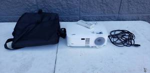 lot 28 image: NEC Model VT695 3LCD Projector, 2500 Lumen  w Case, Remote & Cords