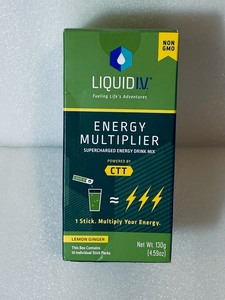 lot 35 image: New & Sealed Liquid I.V. Energy Multiplier Supercharged Energy Drink Mix