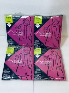 lot 39 image: Lot of 4 - New Andre Salon Apparel Java Jumper, Black - Size XL