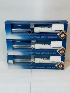 lot 57 image: Lot of 3 - New Helen of Troy Professional Mini 34 Marcel Curling Iron