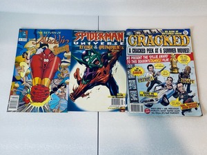 lot 68 image: Lot of 3 - Comic Books (Cracked, Spiderman & Aladdin)