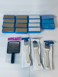 lot 69 image: Lot of 19 - Mini WAHL Hand Mirror, (15) Nail Buffers & (3) Nickel Foot Files