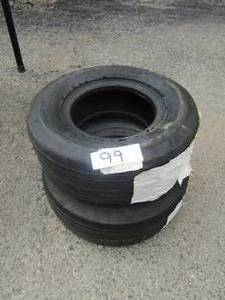 lot 66 image: Carlise lawnmower tires qty 2 135.00-6 NHS   UNUSED
