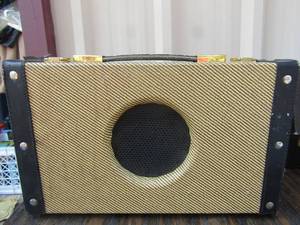 lot 102 image: LUNA GUITARS  built in speaker amp