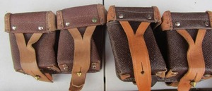 lot 118 image: 2 sets of mini saddle bags with belt, holds phone cigs are any other small object needed while riding a bike or motorcycle