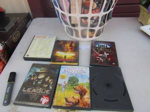 lot 149 image: Large lot of dvd movies some new and some used, rules of engagmnet, vampire hunter and many more