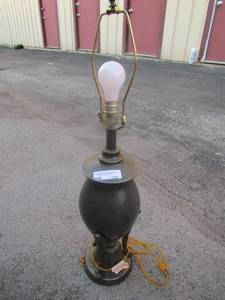 lot 150 image: Bronze bedside lamp has no shade