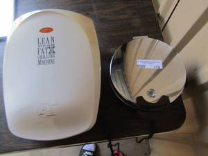 lot 170 image: lean mean fat grilling machine, grilled cheese sandwich maker