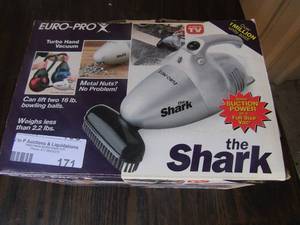 lot 171 image: New shark euro pro hand held vacuum as seen on tv  new