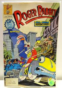 lot 2 image: ROGER RABBIT #1 NM 1st Roger & Jessica Rabbit 1991 Walt Disney Publications $$