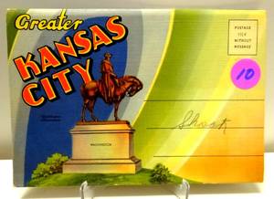 lot 10 image: VINTAGE KANSAS CITY PHOTO CARD PACK
