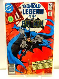 lot 27 image: VINTAGE The Untold Legend of the Batman #3 DC Comics (1980)