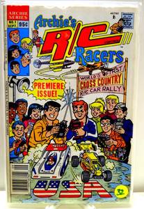 lot 32 image: Archies RC Racers #1 VG Betty Veronica Archie Comic Book Series 1989