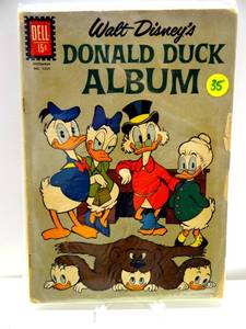 lot 35 image: VINTAGE Dell Four Color #1239 Walt Disneys Donald Duck Album 1961 Comic Book - 15 Cent Comic $$