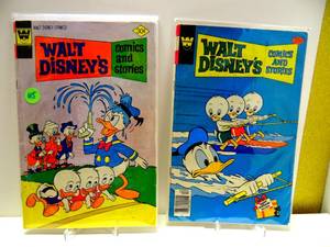 lot 45 image: VINTAGE Walt Disneys Comics and Stories (1940 Whitman) #432 & 457 $$$