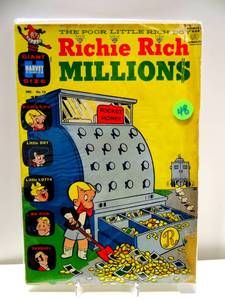 lot 48 image: VINTAGE 1965 HARVEY COMICS - Richie Rich Millions (1961 Harvey) #15