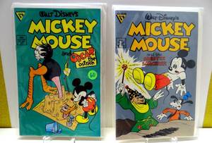 lot 60 image: 1988 Gladstone Walt Disneys MICKEY MOUSE Comic Lot #241 & 250 (2X$)