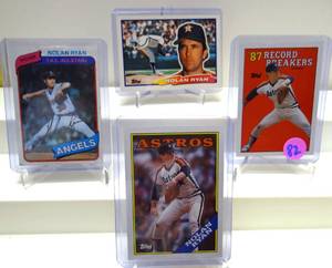 lot 82 image: NOLAN RYAN SPORT CARD LOT AS SHOWN