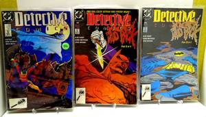 lot 96 image: Detective Comics #603, 603, & 604 DC Comics 1989 by Grant & Breyfogle - (3X$)