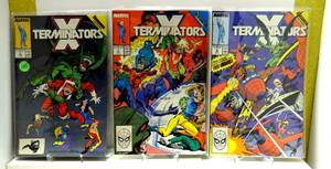 lot 105 image: X-Terminators Limited Series # 2, 3, & 4  Marvel Comics (3X$)