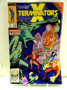 lot 106 image: FIRST EDITION KEY - X-TERMINATORS #1 MARVEL COMICS 1988 INTRODUCING THE MENACE OF NASTIRH