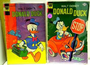 lot 115 image: VINTAGE WHITMAN COMICS - Donald Duck #175 - Sep 1976 & Donald Duck Whitman Variants #164 1975 (2X$)