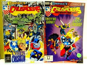 lot 117 image: The Crusaders #7 & #8 - lot of 2 Impact  DC Comics 1993