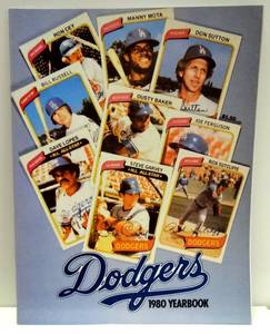 lot 126 image: 1980 LOS ANGELES DODGERS Yearbook STEVE GARVEY Tom LASORDA Ron CEY Don SUTTON $$