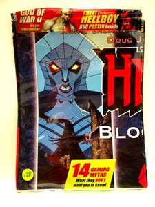 lot 128 image: ORIGINAL SEALED - 2006 Gaming Magazine Exclusive Hellboy Animated Blood & Iron 22 x 17 Poster