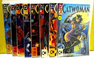 lot 146 image: LOT OF 8 CONSECUTIVE COMICS - Catwoman #1, 2, 3, 4, 5, 6, 7, 8, (DC, 1994)
