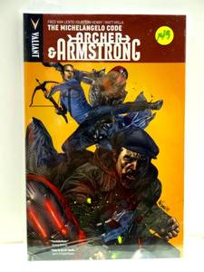 lot 149 image: Archer and Armstrong TPB (2012) # 1 1st Print (NM) The Michaelangelo Code $$