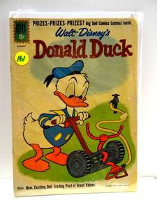 lot 161 image: VINTAGE Walt Disneys Donald Duck #78 Dell Comic Book July-Aug. 1961