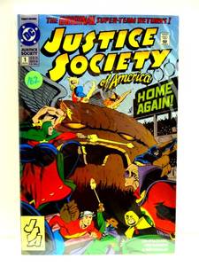 lot 162 image: FIRST EDITION - JUSTICE SOCIETY OF AMERICA #1 Aug 1992