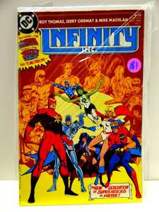 lot 181 image: INFINITY INC. #1 - 1984 DC Comic - New Generation of Super-Heroes is HERE