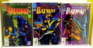 lot 183 image: 1993 DC BATMAN KNIGHTS END Detective Comics #510, 677 & 678 - LOT OF 3