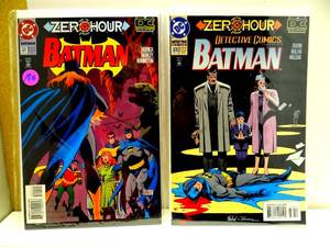 lot 184 image: BATMAN 511 1994 DC COMICS ZERO HOUR NIGHTWING BATGIRL & Detective Comics Batman #678 DC Zero Hour 1994 (2X$)
