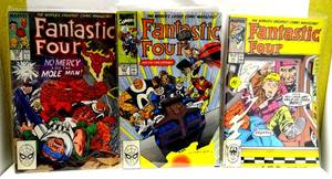 lot 191 image: Marvel Comics -- Fantastic Four #301, 329, & 337 (3 X$)
