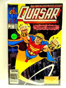 lot 201 image: Quasar #1 Premier Issue Marvel Comics 1989