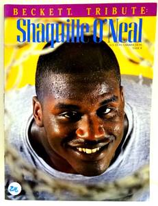 lot 216 image: 1994 Beckett Tribute Shaquille ONeal Magazine issue #4